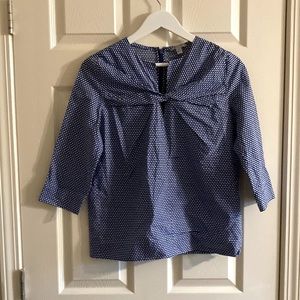 COS blouse with neck detail